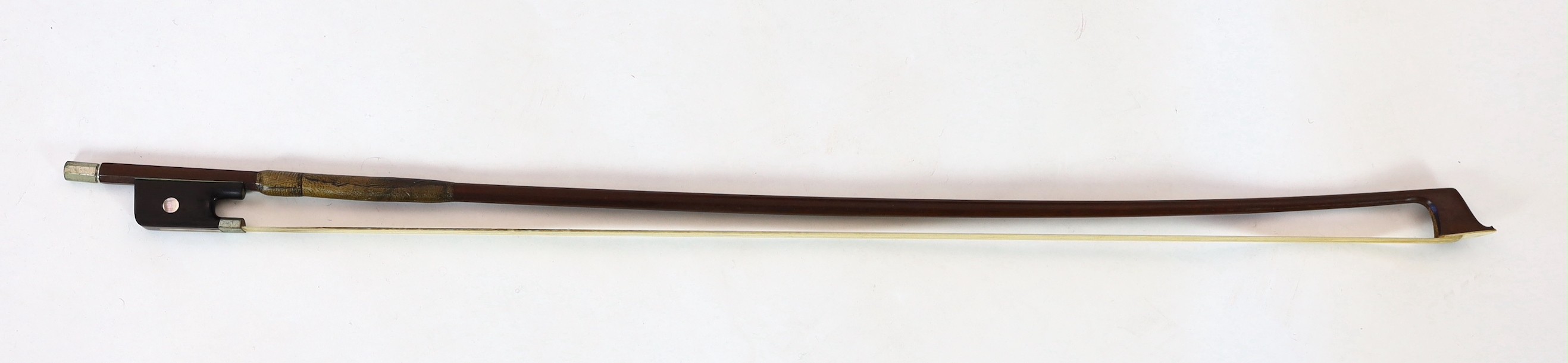 A 19th century Saxon cello, length of back 72.5 cm, soft case